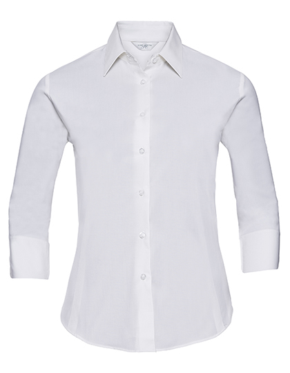 Ladies´ 3/4 Sleeve Fitted Stretch Shirt